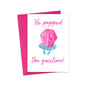 Funny Engagement Card for the Bride Bachelorette Gifts