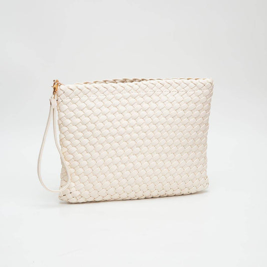 Hand-Woven Braided Clutch Zip Wristlet Bag (Available in 3 Colors!)