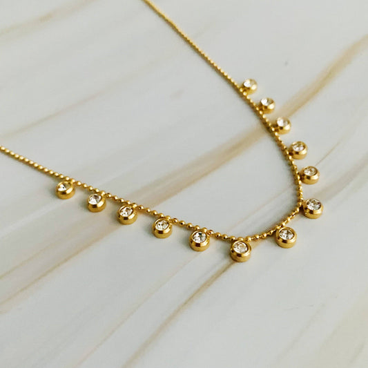 Sparkle Droplets Necklace