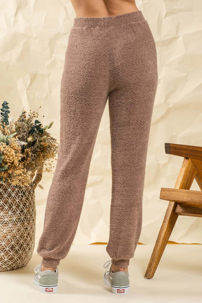 Cocoa Soft Brushed Cozy Joggers