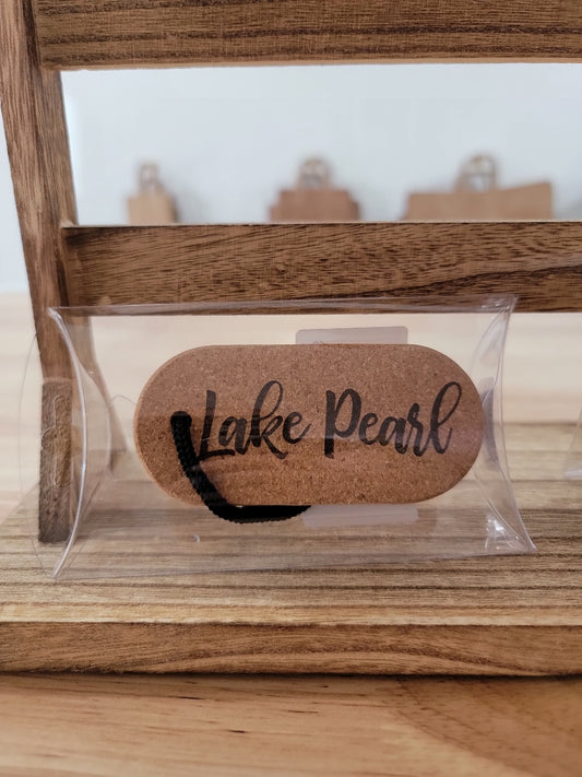 Lake Pearl Floating Cork Keychain