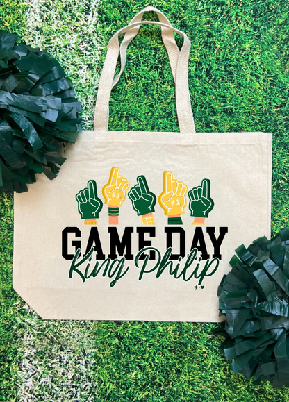 King Philip Number 1 Game Day Tote Bag