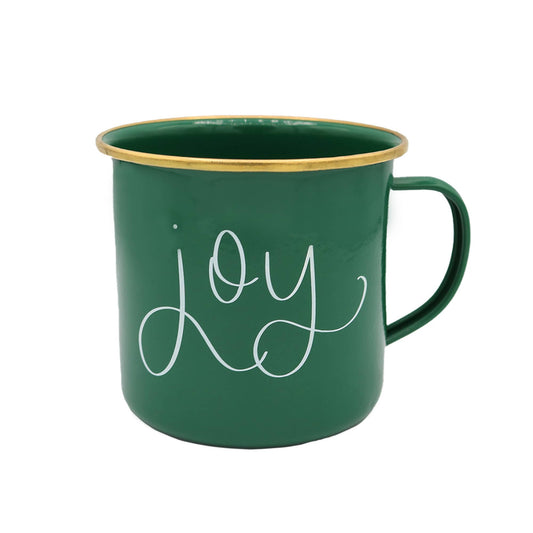 Joy - Green Campfire Coffee Mug - 18 oz