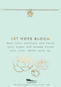 Let Hope Bloom - Flower- New Moon Gold Necklace