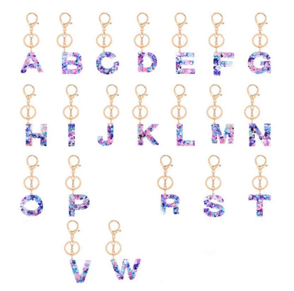 Acrylic Monogram Keychain