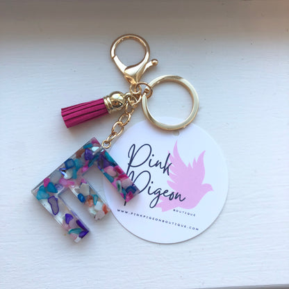 Acrylic Monogram Keychain