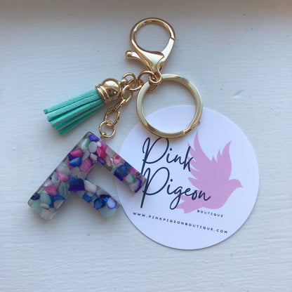 Acrylic Monogram Keychain