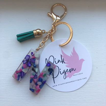 Acrylic Monogram Keychain