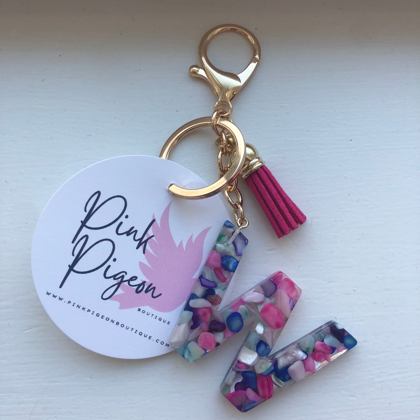 Acrylic Monogram Keychain